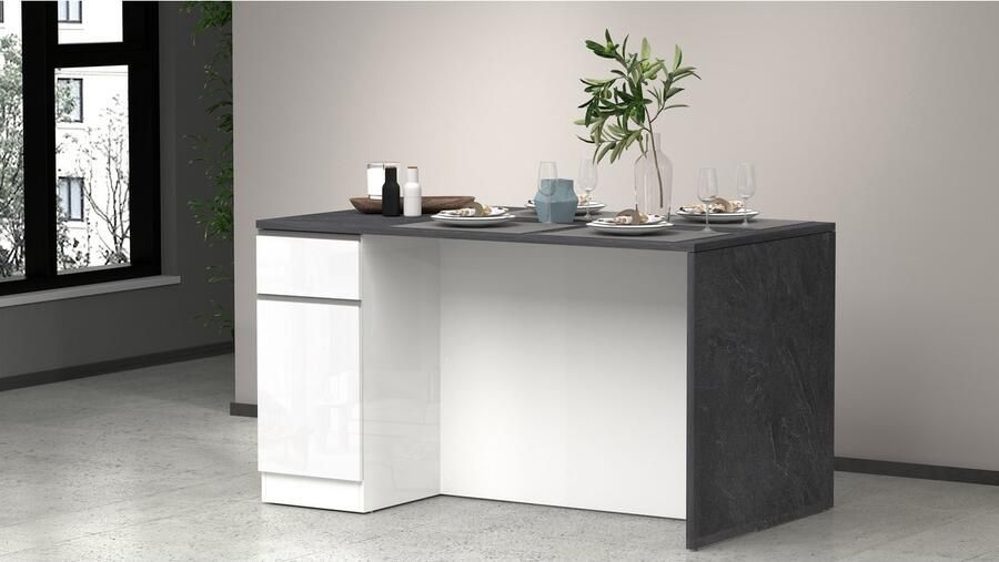 Kochstation Kookeiland Sole kookeiland keukenwerkblok eilandkeuken werk-eiland - Foto 4