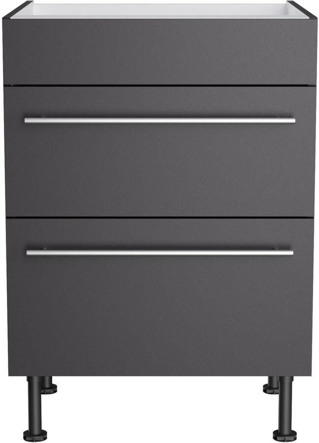 Kochstation Ombouwkast voor fornuis KS-Bern2 Breedte 60 cm kookveldombouwkast 2 lades 1 vaste afdekking - Foto 2