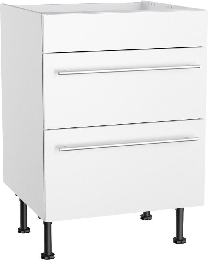 Kochstation Ombouwkast voor fornuis KS-Bern2 Breedte 60 cm kookveldombouwkast 2 lades 1 vaste afdekking - Foto 3