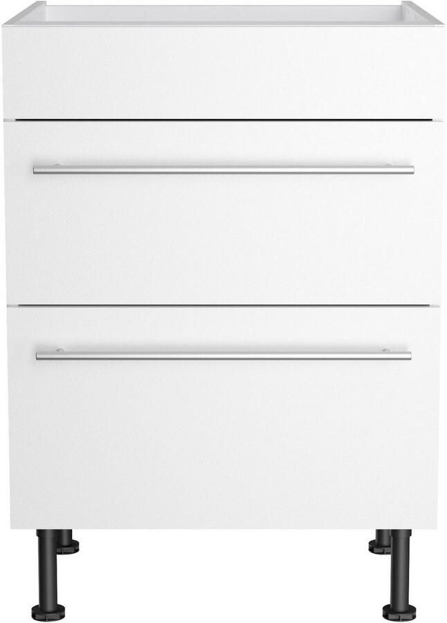 Kochstation Ombouwkast voor fornuis KS-Bern2 Breedte 60 cm kookveldombouwkast 2 lades 1 vaste afdekking - Foto 2