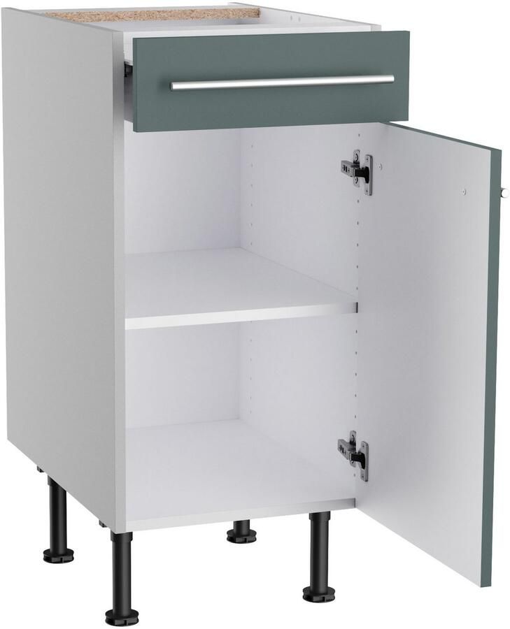 Kochstation Onderkast KS-Bern2 Breedte 40 cm 1 deur 1 lade 1 legplank