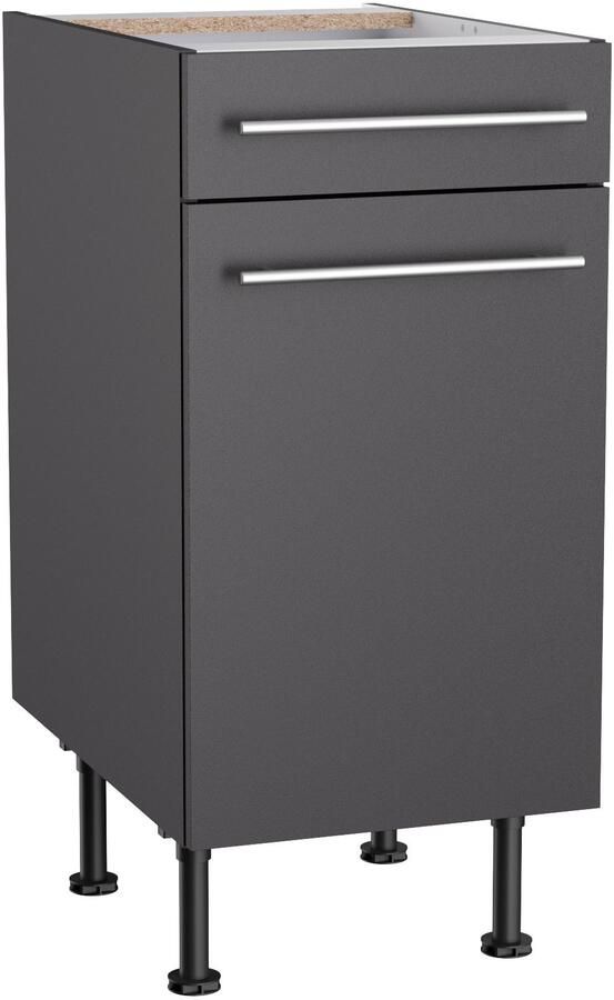 Kochstation Onderkast KS-Bern2 Breedte 40 cm 1 deur 1 lade 1 legplank - Foto 3