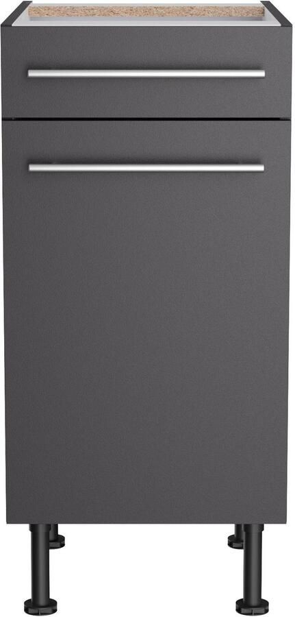 Kochstation Onderkast KS-Bern2 Breedte 40 cm 1 deur 1 lade 1 legplank - Foto 2