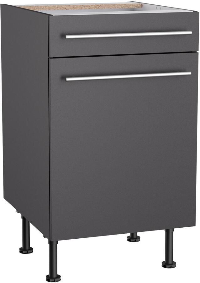 Kochstation Onderkast KS-Bern2 Breedte 50 cm 1 deur 1 lade 1 legplank - Foto 3