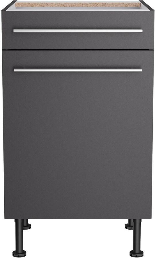 Kochstation Onderkast KS-Bern2 Breedte 50 cm 1 deur 1 lade 1 legplank - Foto 2
