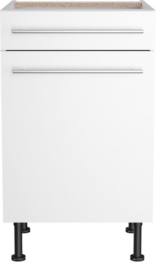 Kochstation Onderkast KS-Bern2 Breedte 50 cm 1 deur 1 lade 1 legplank - Foto 2