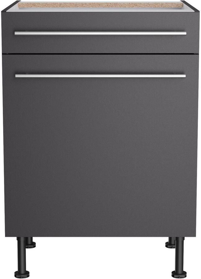 Kochstation Onderkast KS-Bern2 Breedte 60 cm 1 deur 1 lade 1 legplank - Foto 2