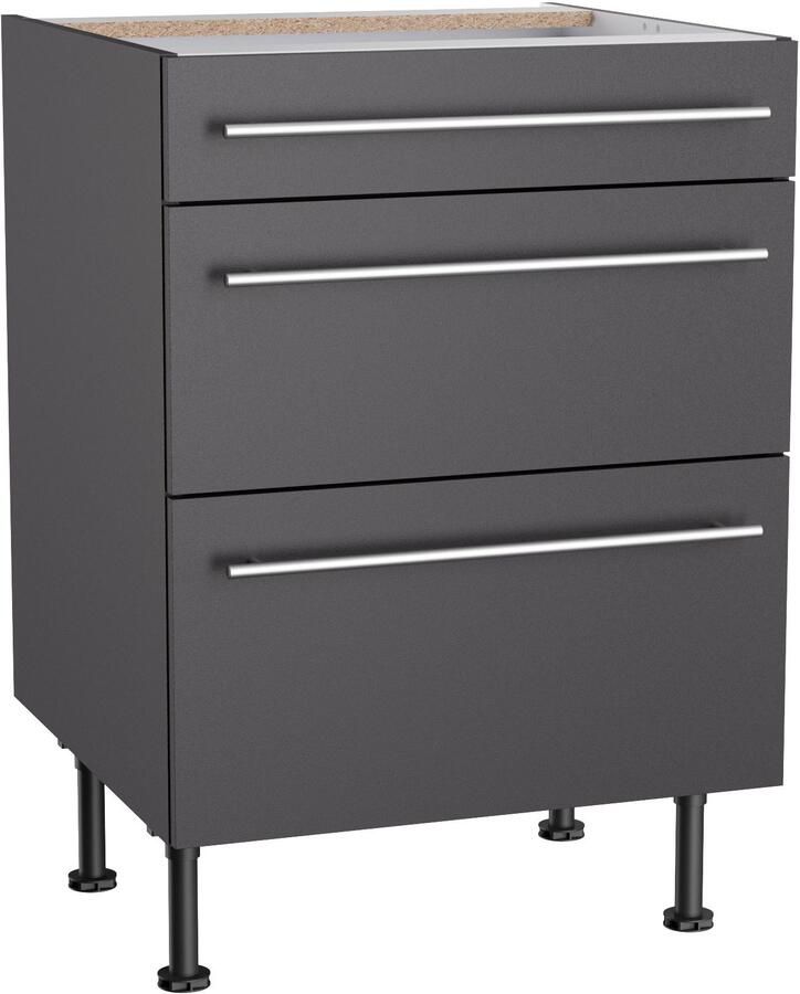 Kochstation Onderkast KS-Bern2 Breedte 60 cm 1 lade 2 uittrekken - Foto 3