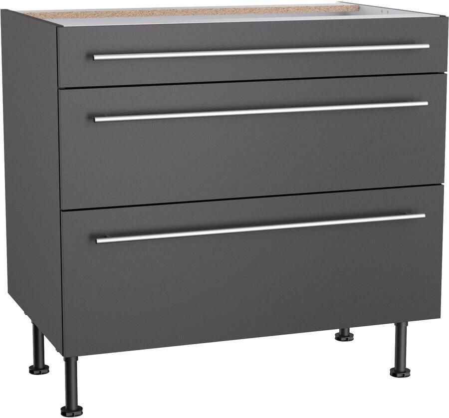 Kochstation Onderkast KS-Bern2 Breedte 90 cm 1 lade 2 uittrekken - Foto 3