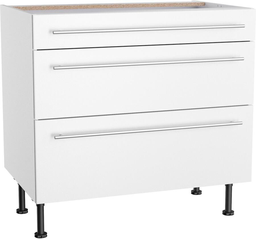 Kochstation Onderkast KS-Bern2 Breedte 90 cm 1 lade 2 uittrekken - Foto 3