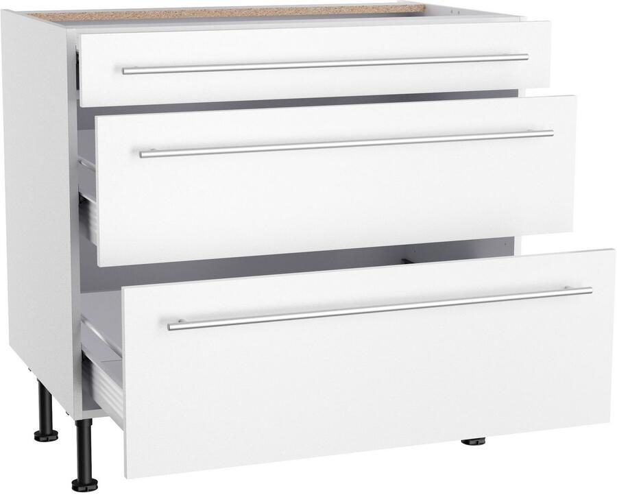 Kochstation Onderkast KS-Bern2 Breedte 90 cm 1 lade 2 uittrekken - Foto 2