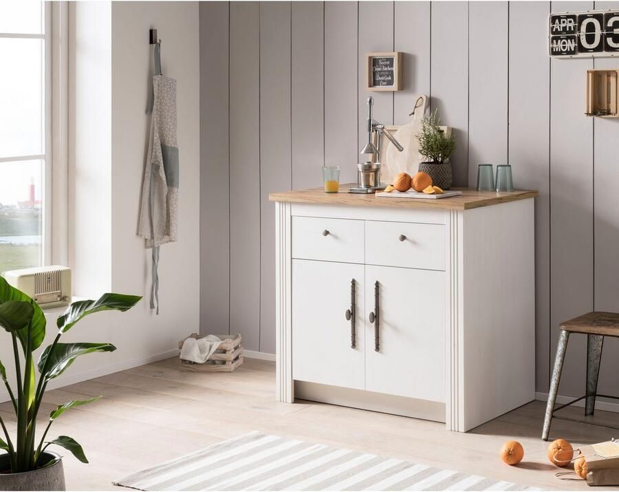 Kochstation Onderkast KS-Westminster in romantische landelijke stijl breedte 100 cm exclusief by otto - Foto 5