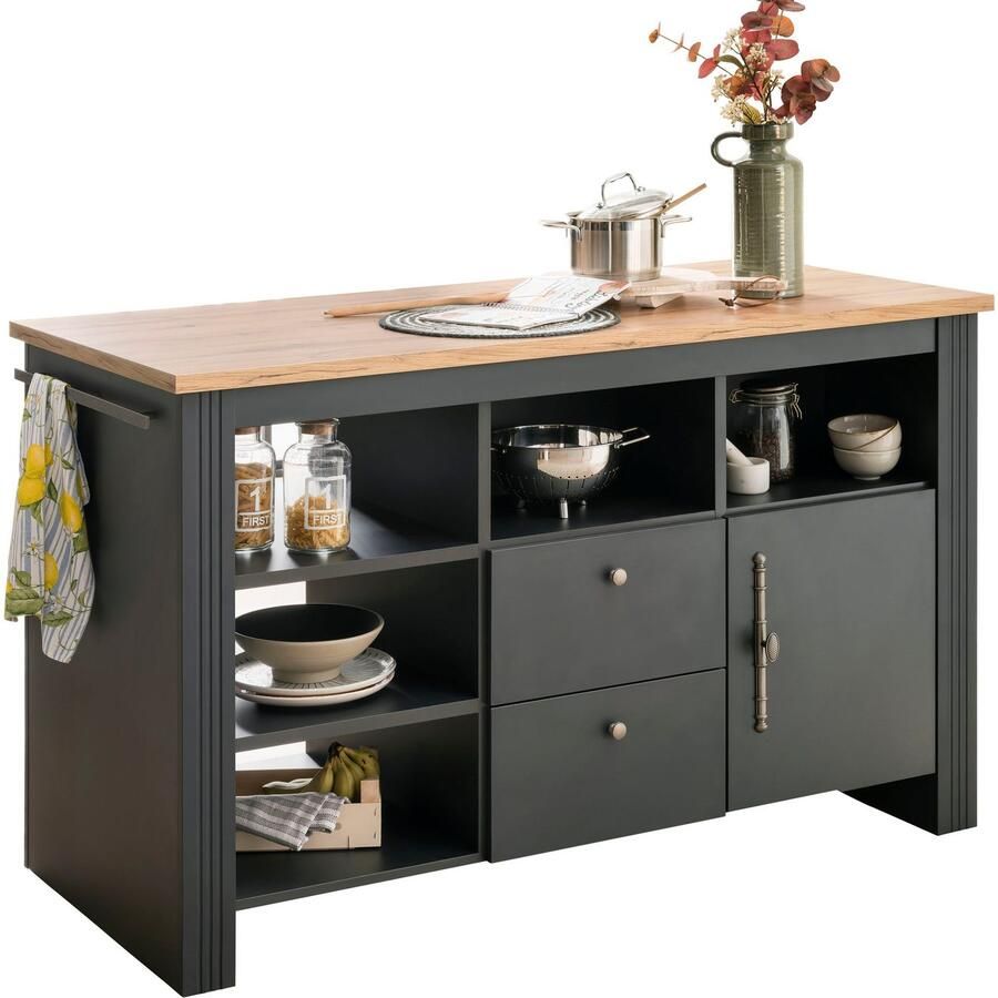 Kochstation Onderkast KS-Westminster Kookeiland vrij plaatsbaar breedte 150 cm exclusief by Otto