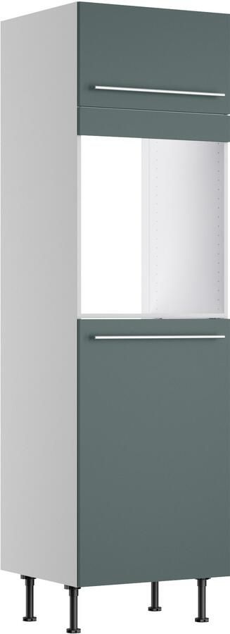 Kochstation Oven- koelkastombouw KS-Bern2 B 60 cm H 211 8 cm 1 klep 1 deur (H 89 2 cm) 1 vaste afdekking - Foto 3