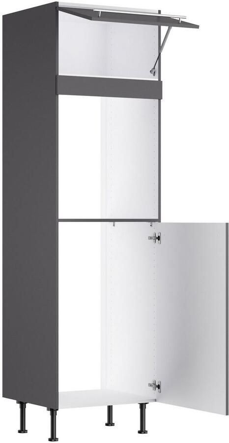 Kochstation Oven- koelkastombouw KS-Bern2 B 60 cm H 211 8 cm 1 klep 1 deur (H 89 2 cm) 1 vaste afdekking