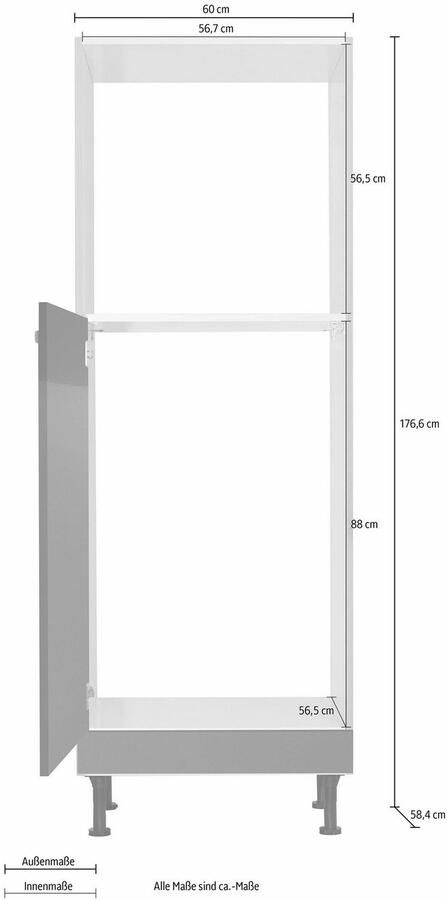 Kochstation Oven- koelkastombouw KS-Cara - Foto 2