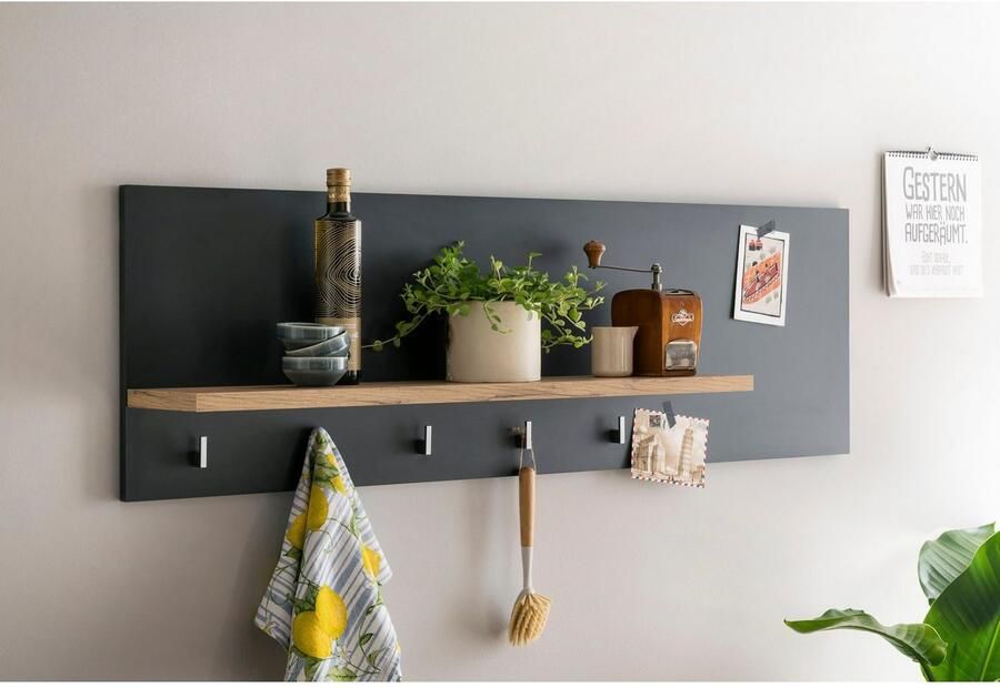 Kochstation Wandplank KS-Westminster Breedte 130 cm met 5 haken exclusief by Otto - Foto 3