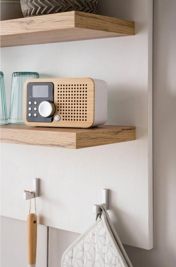 Kochstation Wandplank KS-Westminster met 2 legplanken 3 haken breedte 60 cm exclusief by otto - Foto 4