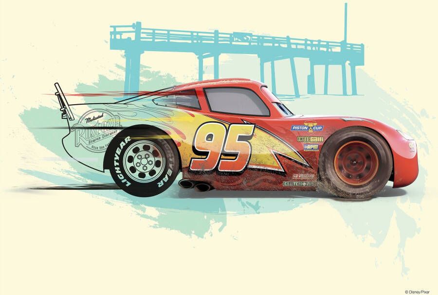 Komar Artprint Cars Lightning McQueen Kinderkamer slaapkamer woonkamer (1 stuk) - Foto 4