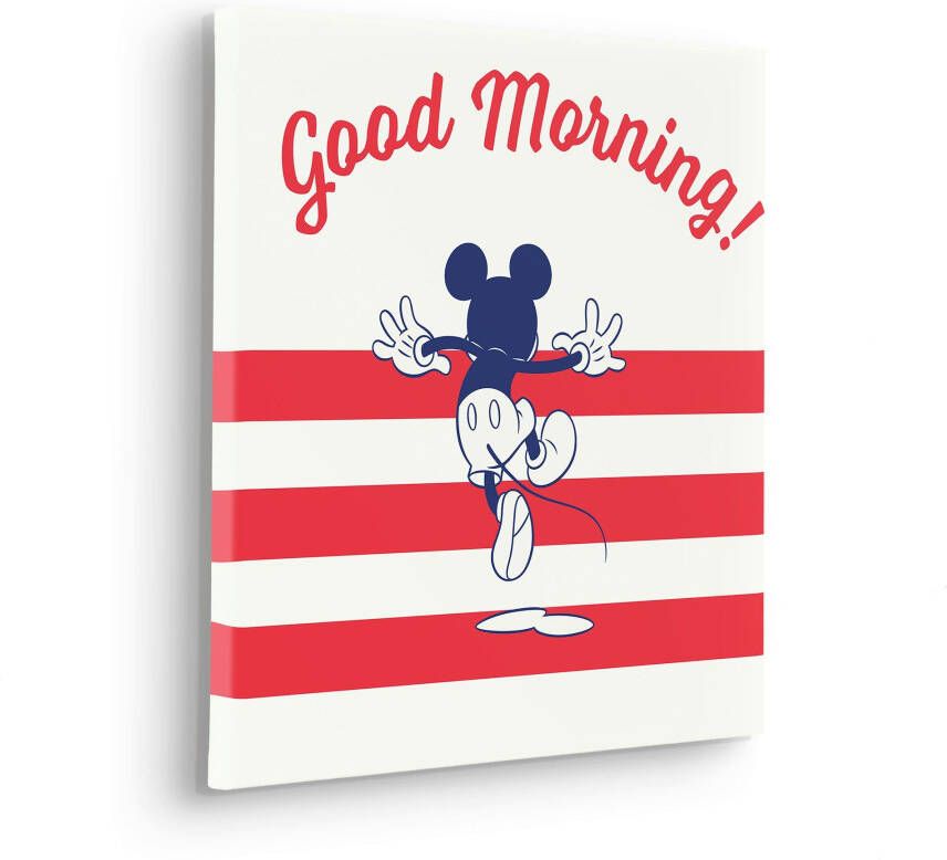 Komar Artprint op linnen Mickey Good Morning 40x40 cm (breedte x hoogte) artprint op spieraam (1 stuk) - Foto 4