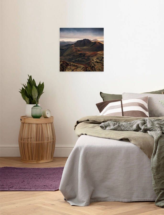 Komar Artprint op linnen Keilrahmenbild Vulkanland Größe 40 x 40 cm 40x40 cm (breedte x hoogte) artprint op spieraam (1 stuk) - Foto 4