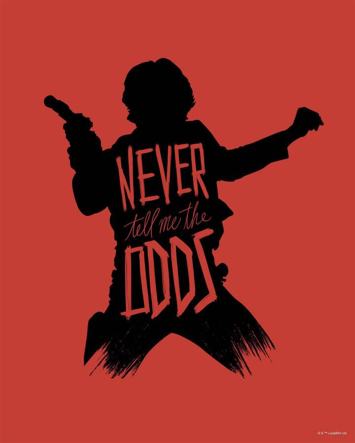 Komar Artprint Star Wars Silhouette Quotes Han Solo - Foto 3