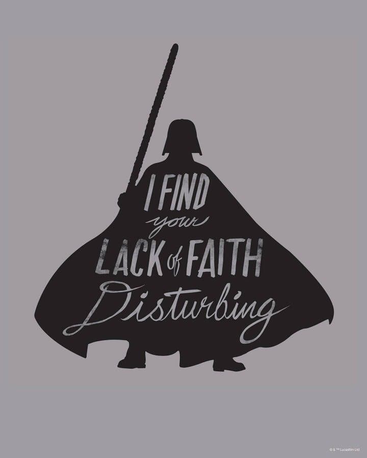 Komar Artprint Star Wars Silhouette Quotes Vader Kinderkamer slaapkamer woonkamer - Foto 4