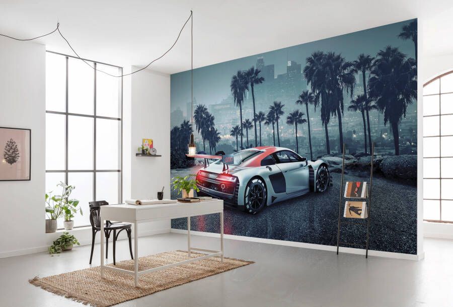 Komar Fotobehang Audi R8 L.A. 368x254 cm (breedte x hoogte) inclusief pasta (set) - Foto 4