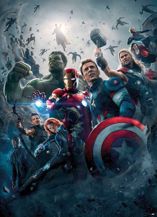 Komar Fotobehang Avengers Age of Ultron Movie Poster (1 stuk) - Foto 4