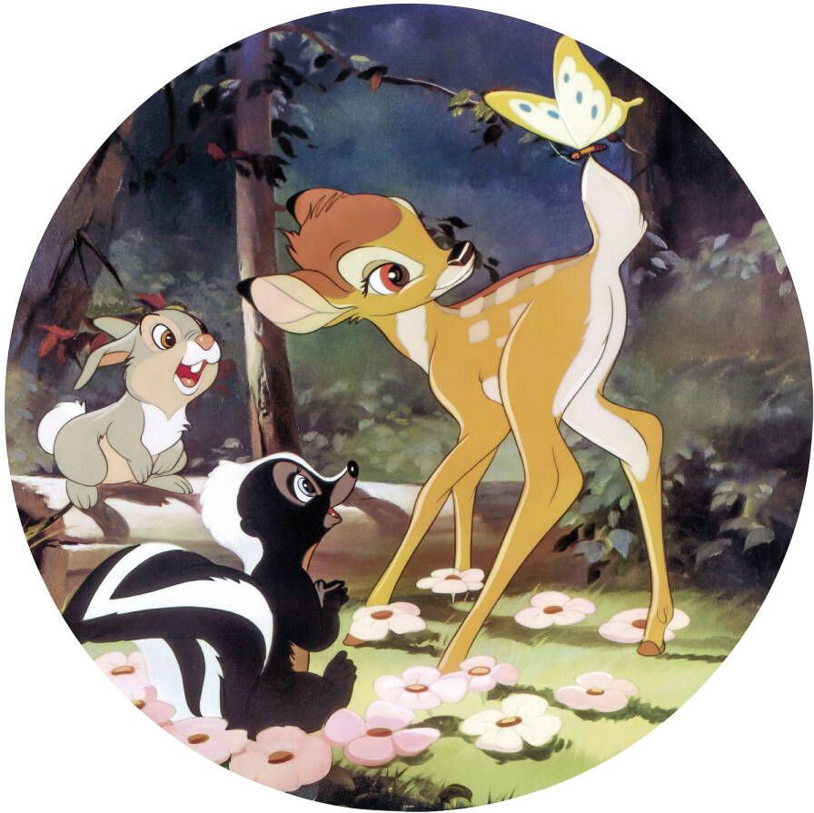 Komar Fotobehang Zelfklevend vlies Bambi Butterfly Afmeting 125 x 125 cm - Foto 3