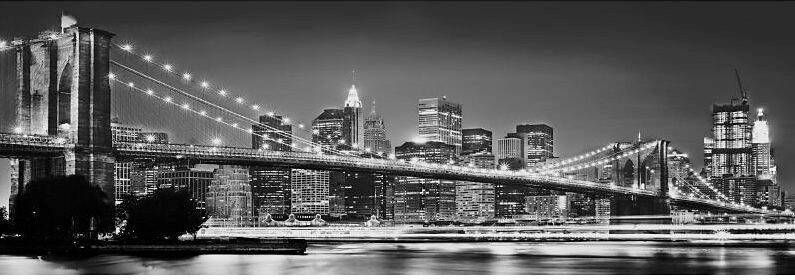 Komar Fotobehang Brooklyn Bridge Afmeting 368 x 127 cm (set) - Foto 3