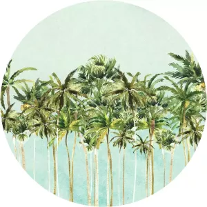 Komar Fotobehang Coconut Trees 125 x 125 cm (set 1 stuk)