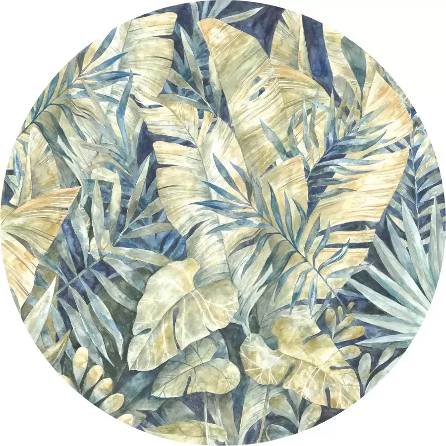 Komar Fotobehang Feuilles Tropicales 125 x 125 cm (set 1 stuk)