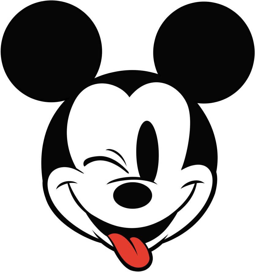 Komar Fotobehang Mickey Head Optimism 125 x 125 cm (breedte x hoogte) rond en zelfklevend - Foto 2