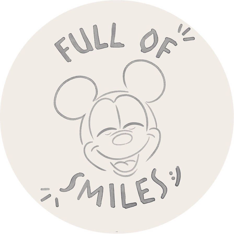 Komar Fotobehang Mickey Mouse Joke 125 x 125 cm (breedte x hoogte) rond en zelfklevend (1 stuk) - Foto 4