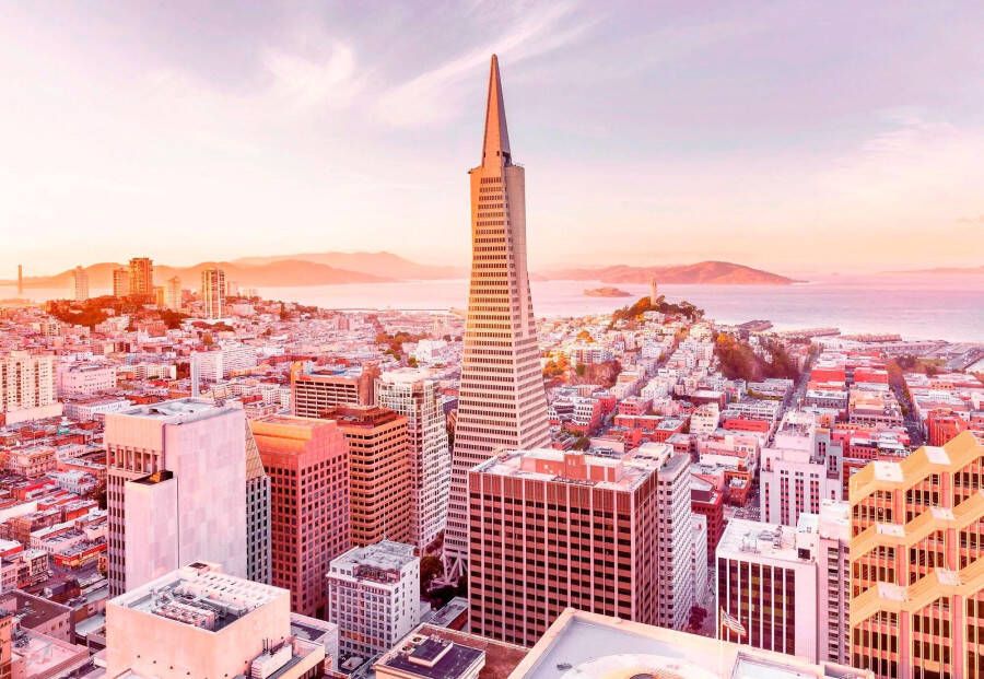 Komar Fotobehang San Francisco Morning Afmeting 368 x 254 cm (set) - Foto 3
