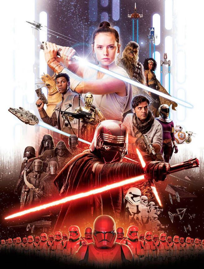 Komar Fotobehang Star Wars EP9 film poster Rey (1 stuk) - Foto 2