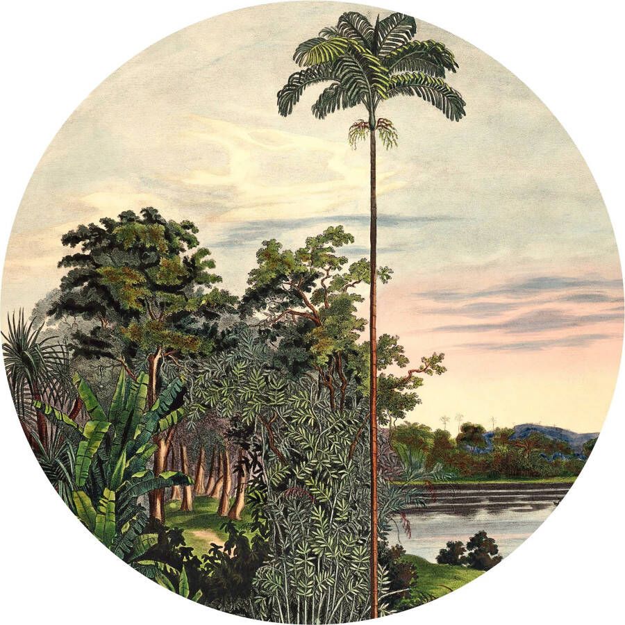 Komar Fotobehang Zelfklevend vlies Vintage Landscape Afmeting 125 x 125 cm (1 stuk) - Foto 6