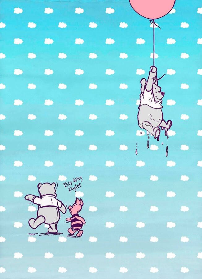 Komar Fotobehang Winnie the Pooh Piglet Afmeting 184 x 254 cm (set) - Foto 4