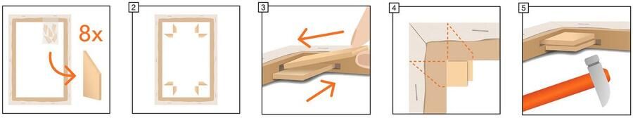 Komar Artprint op linnen Disney and Pixar Inside Out Think Positive 300 x 280 cm (breedte x hoogte) behang vlies woonkamer slaapkamer (1 stuk) - Foto 6