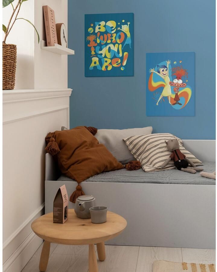 Komar Artprint op linnen Disney and Pixar Inside Out Think Positive 300 x 280 cm (breedte x hoogte) behang vlies woonkamer slaapkamer (1 stuk) - Foto 2
