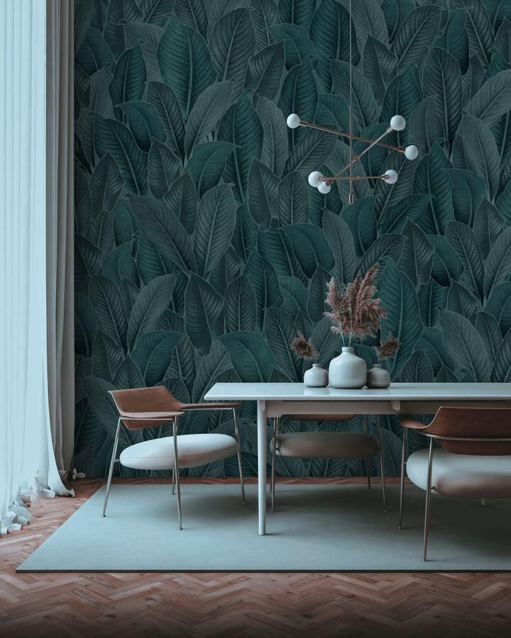 Komar Fotobehang Digitale print vlies Bain de Feuilles Afmeting 300 x 250 cm (1 stuk) - Foto 10