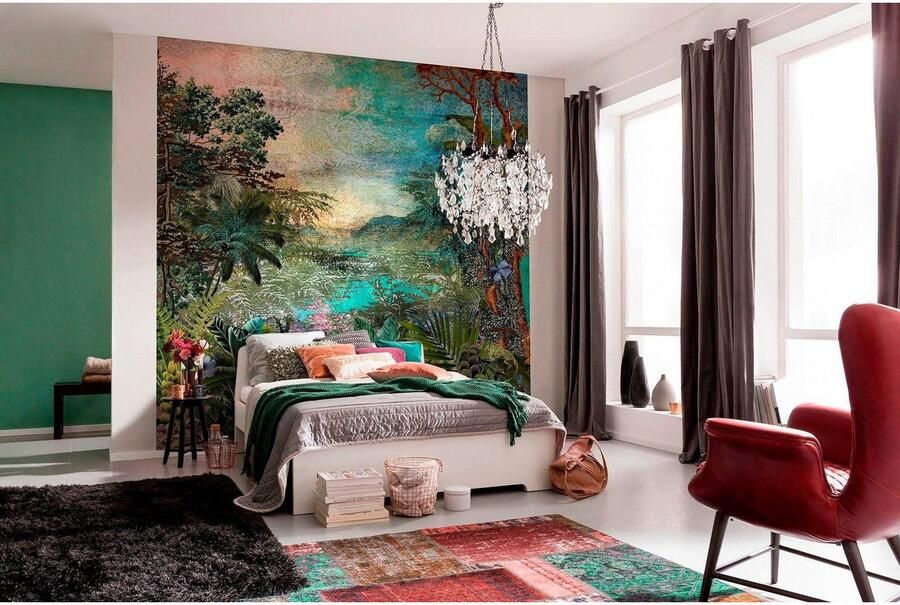 Komar Vliesbehang Digitale print vlies Cours Fluvial Afmeting 250 x 250 cm - Foto 3