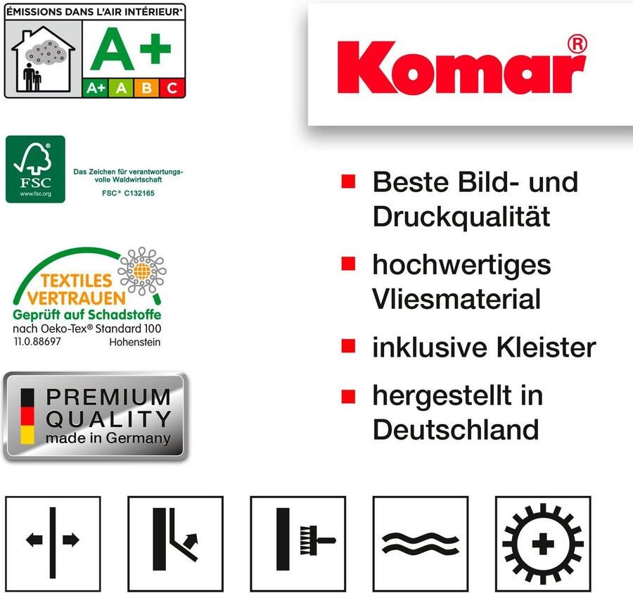 Komar Vliesbehang Digitale print vlies Hanging Hanami Afmeting 400 x 250 cm (1 stuk) - Foto 4