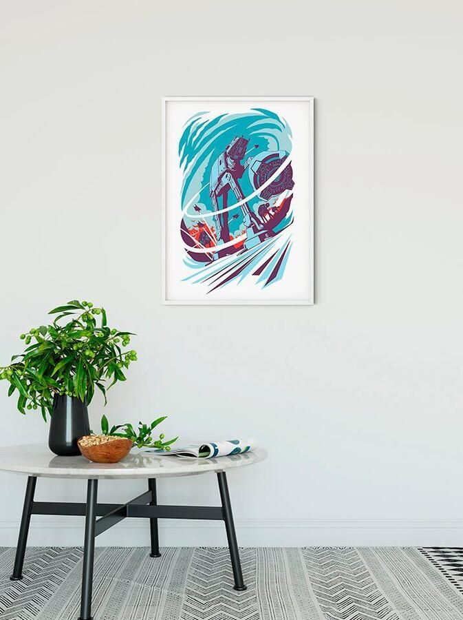 Komar Wanddecoratie Star Wars Classic Vector Hoth Wanddecoratie voor de kinderkamer zonder lijst (1 stuk) - Foto 2