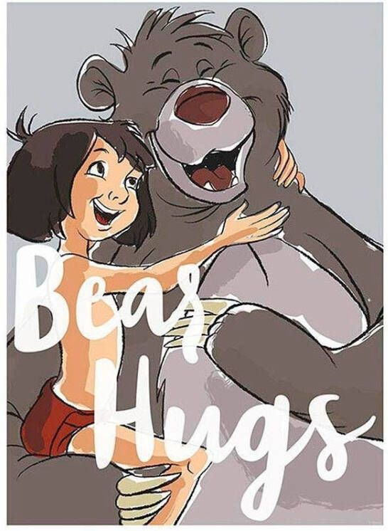 Komar Poster Bear Hug Kinderkamer slaapkamer woonkamer - Foto 6