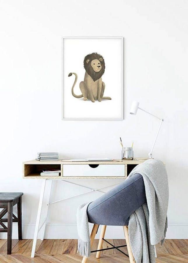 Komar Poster Cute animal Lion Kinderkamer slaapkamer woonkamer - Foto 6