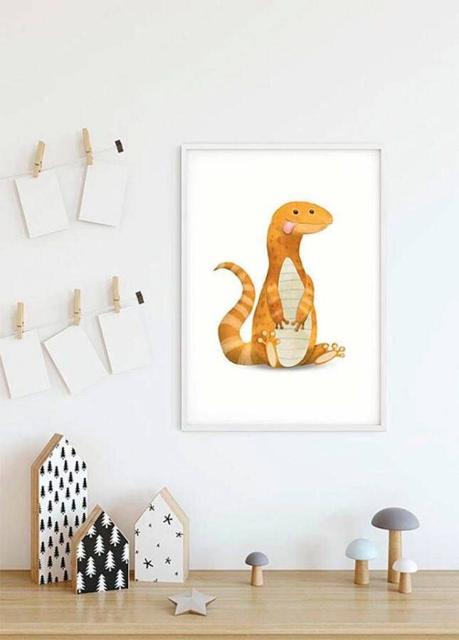 Komar Poster Cute animal Lizard Kinderkamer slaapkamer woonkamer - Foto 8