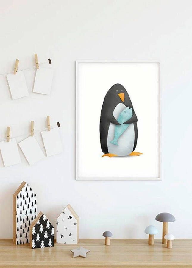 Komar Poster Cute animal Penguin Kinderkamer slaapkamer woonkamer - Foto 6