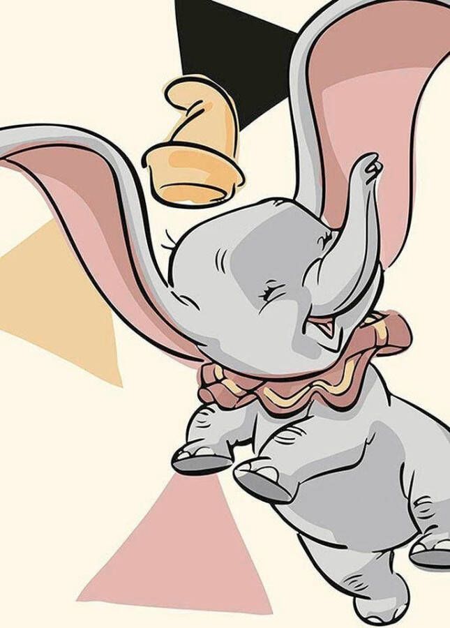 Komar Wanddecoratie Dumbo Angles Wanddecoratie voor de kinderkamer zonder lijst (1 stuk) - Foto 7